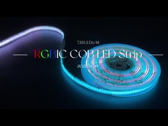 720 RGBIC cob led strip 12V 24V