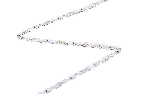 White Zig Zag Led Strip 72leds/Meters 12v 24v S Shape For Advertising