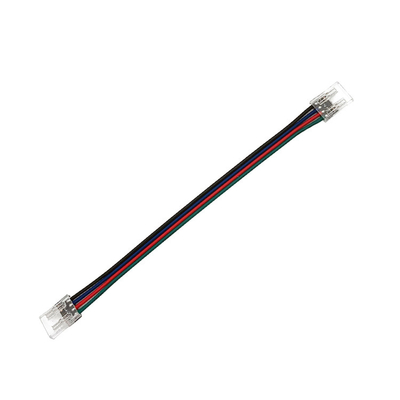 RGB LED Strip Connector With Cable 10mm PCB Width 4Pin