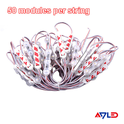 1.2W IP68 DC12V 3 LEDs Modules With LED SMD2835 160°Beam with Tape Adhesive Backside