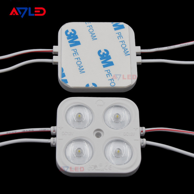 12v 4w Led Injection Module Outdoor Advertising Smd 2835 Square 4 Led Module High Quality