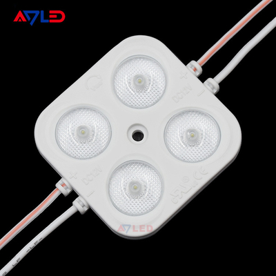 12v 4w Led Injection Module Outdoor Advertising Smd 2835 Square 4 Led Module High Quality