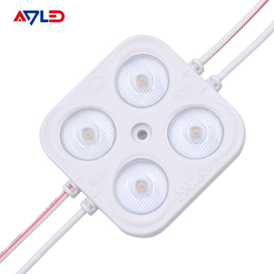 High Power Dimmable LED Module Light  2835 4 Lamp Square 12V 24V Waterproof IP67