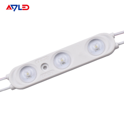 Waterproof LED Module Lights 2835 12V 3 LEDs Single Color LED SMD LED Injection Module
