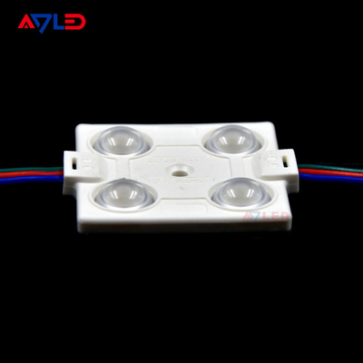 RGB LED Module Lights 12V 1.44W 4 SMD 5050 Waterproof Modulo Modul For LED Advertisement Sign