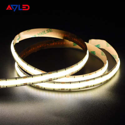 High-Density DC24V Dotless Liner LED Tunable CCT (2700K-6500K) COB 640Leds Strip Light Low Voltage Tape Light