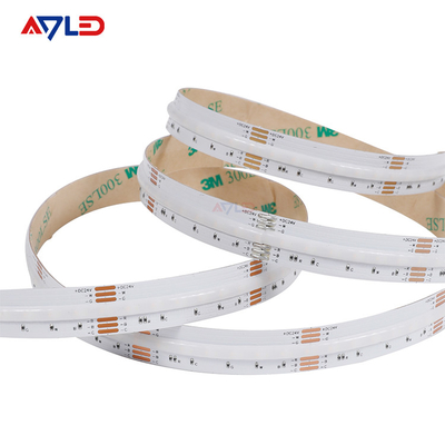 COB 840 leds RGB CCT Led Strip 16W/M High Bright Dotless Colorful Tape FOB LED for Indoor Room Decor