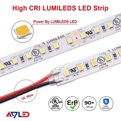 SMD2835 12v High CRI Led Strip Lights 5 Years Warranty