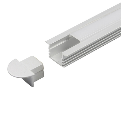 1612B Recessed LED Profiles &amp; Extrusions With End Caps