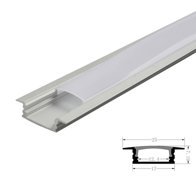 Outdoor Recessed LED Profile Channel Light With 1m 2m 3m Diffuser PC Cover