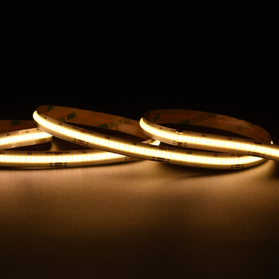 High Density FOB COB CCT LED Light Strip 640LEDs/M 2700K To 6000K Dimmable 12V 24V