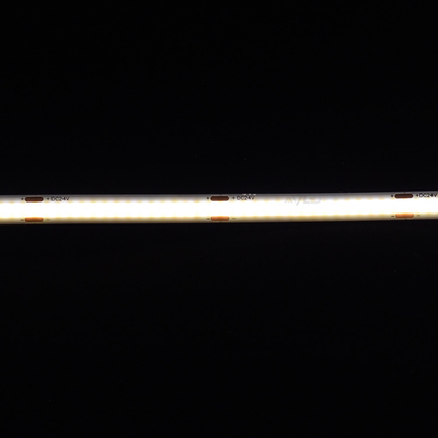 Flexible COB LED Light Strip - 12V/24V 16.4ft/5m Length 320 LEDs/m CRI90 Rating Low Voltage Operation 6000K Cool white