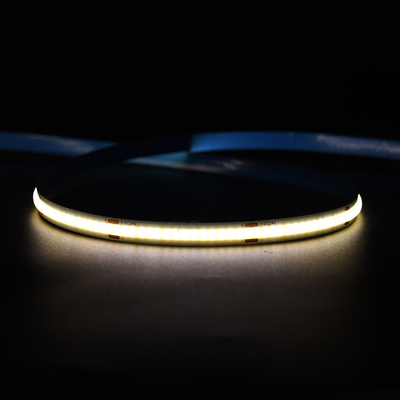 Flexible COB LED Light Strip - 12V/24V 16.4ft/5m Length 320 LEDs/m CRI90 Rating Low Voltage Operation 6000K Cool white