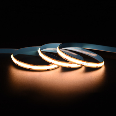 COB LED Strip Lights 480leds/M White 6000K DC12V/24V 16.4ft/5M Super Bright CRI90 Flexible LED Tape 8mm for Room