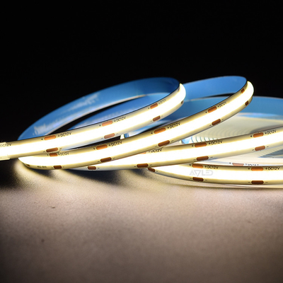 COB LED Strip Lights 480leds/M White 6000K DC12V/24V 16.4ft/5M Super Bright CRI90 Flexible LED Tape 8mm for Room