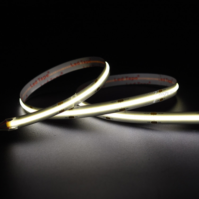 5mm Ultra Slim PCB Display Lighting DC24V 504LEDS COB Strip Light 3000K Waterproof