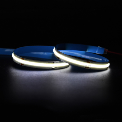 COB Led Strip Light 504leds/m 5 Meter DC12V/24V 3000K Color Temperature IP20 Rated Blue Backing Adhensive