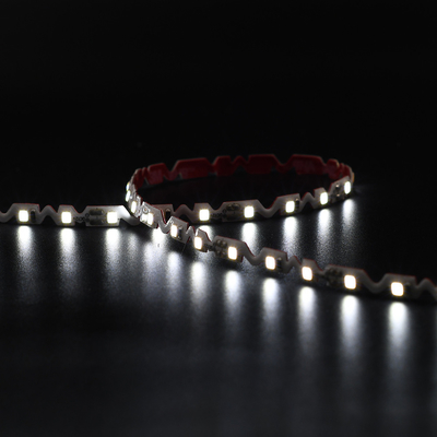 Zig Zag Led Tape Light Bendable S Shape 6500K White Led Strip For Mini Signage Indoor &amp; Outdoor