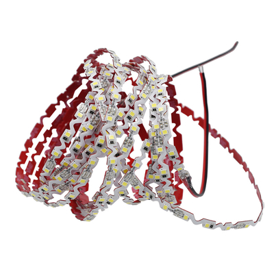 Zig Zag Led Tape Light Bendable S Shape 6500K White Led Strip For Mini Signage Indoor &amp; Outdoor