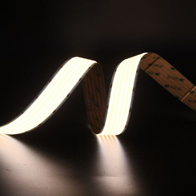 Linear Flexible CRI 90 COB LED Strip 5000mm 6500K White Color 4600LM/M in European Market