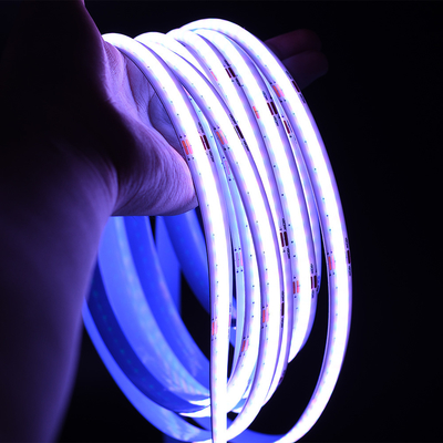 American UL Certification Lighting 16.4 Ft RGB 3500K IP65 Reel To Reel 576leds High Output COB Tape Light