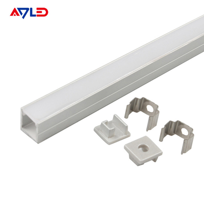 PC Diffuser Mounted Alloy Frame Perfiles retangle channel strip lights lED aluminum profile