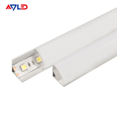 LED Strip Profile Channel Light Diffuser Corner Extrusion Channel LED Aluminium Profile for LED Strip