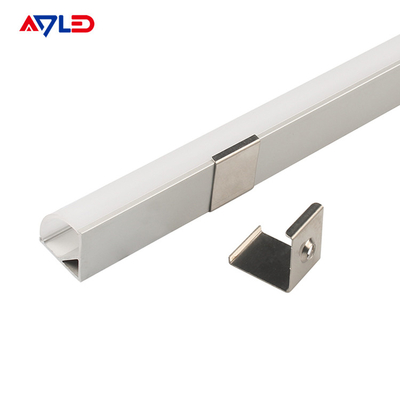 LED Strip Profile Channel Light Diffuser Corner Extrusion Channel LED Aluminium Profile for LED Strip