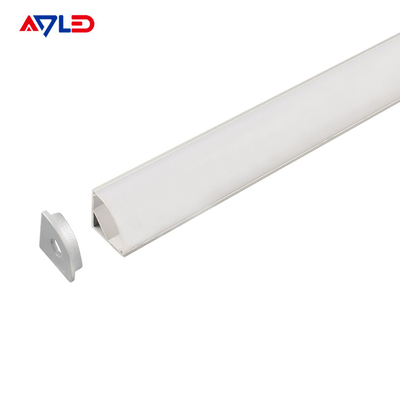 16*16mm Hanging led aluminum anodized aluminum extrusion led profile surface corner mounted led light strip profile