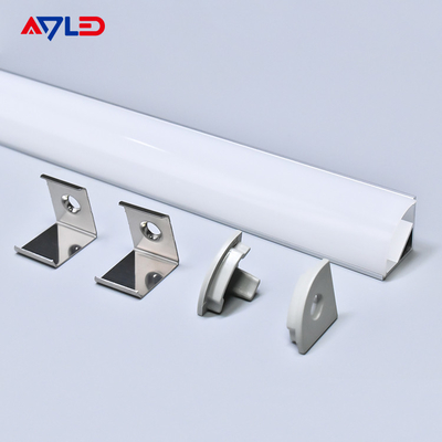 16*16mm Hanging led aluminum anodized aluminum extrusion led profile surface corner mounted led light strip profile