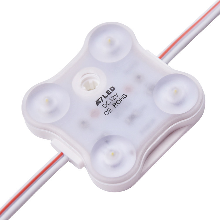 3000/4000/6500K DC12V 1.8W 4 Leds Module Best For 80-200mm Depth Boxes Sign