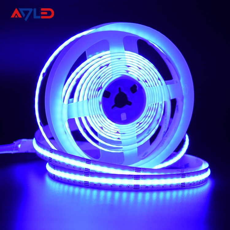 COB 840 leds RGB CCT Led Strip 16W/M High Bright Dotless Colorful Tape FOB LED for Indoor Room Decor