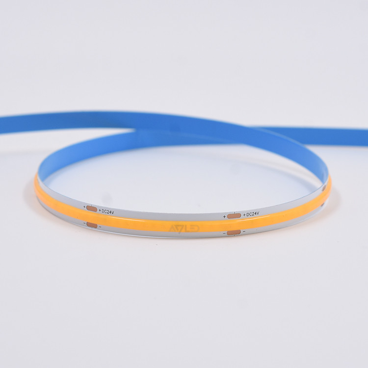 Flexible COB LED Light Strip - 12V/24V 16.4ft/5m Length 320 LEDs/m CRI90 Rating Low Voltage Operation 6000K Cool white