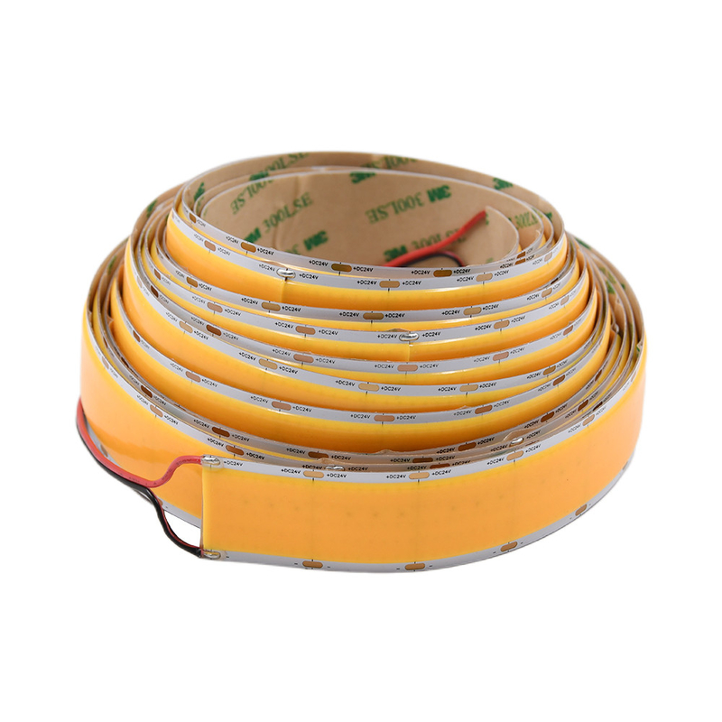 High Density Linear Flexible COB LED Strip CRI 90+ Per Roll 5000mm Wide 6500K White Color 4600LM/M Hot Sell In Eurpean