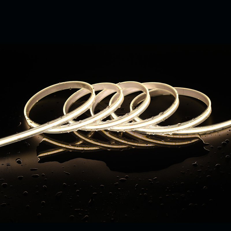 Floor Lighting COB LED Strips with 10W/M and 100LM/W Efficiency in White Color