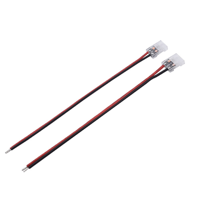 2 Pin Line To Strip Led Connector With Cable 6mm 8mm 10mm Pcb Width