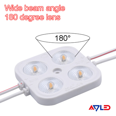 High Power Dimmable LED Module Light Osram 2835 4 Lamp Square 12V 24V Waterproof IP67