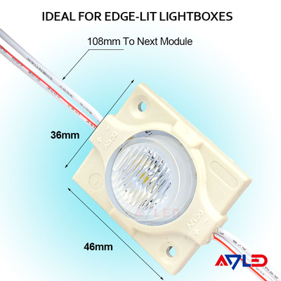IP67 LED Module Lights Double Side Edge Lit Lightbox Dimmable 12 Volt 3030 SMD LED Chip